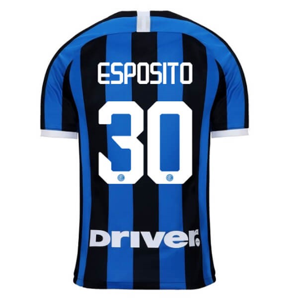 Camiseta Inter Milan NO.30 Esposito Primera equipación 2019-2020 Azul